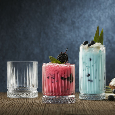 Verre à Whisky Strié à Fond Texturé