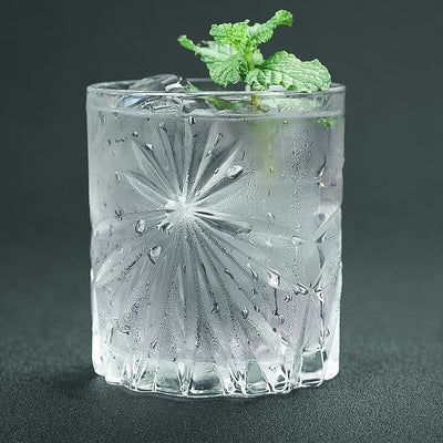 verre gravé whisky vodka menthe