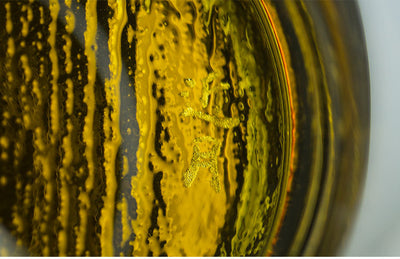 Verre à Whisky "Mont Fuji" <br> Base Façonnée et Coffret en Bois