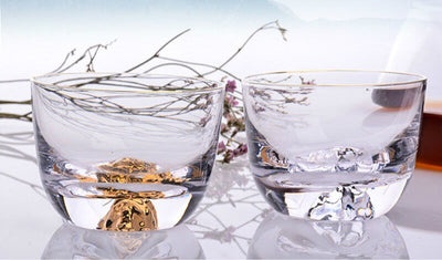 Verres à Whiskies Doré | Cristal Sky