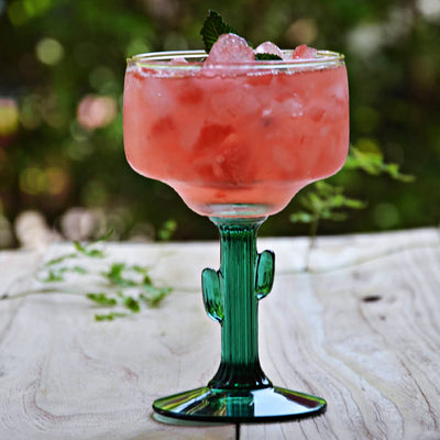 Verre à Cocktail Coupe Cactus, idée cadeau art du cocktail