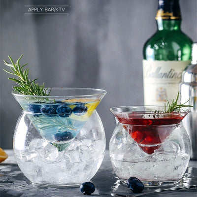 Verre à Martini sans Pied, idée cadeau art du cocktail