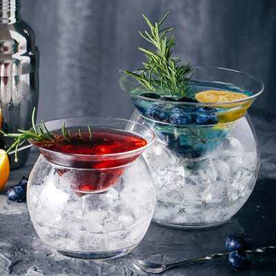 Verre à Martini sans Pied – détail du verre