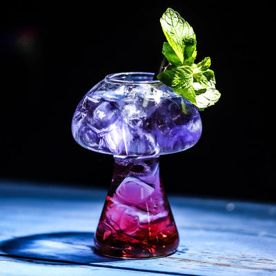 Verre à cocktail champignon, idée cadeau nouveauté pour amateur de cocktails