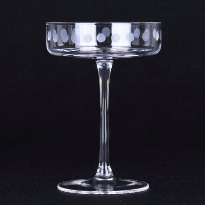 Verre à Cocktail Coupe Carré Gravée