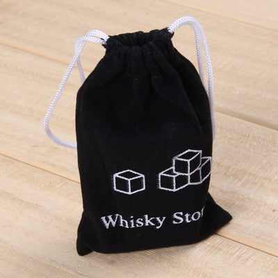 Pierres à Whisky en Cubes de Granite Rose | Cristal Sky