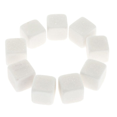 Pierres à Whisky en Cube de Granite Blanc | Cristal Sky