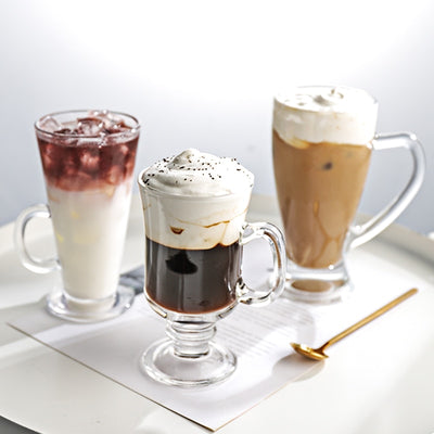 Tasse à Irish coffee pour boissons chaudes, whisky café et crème
