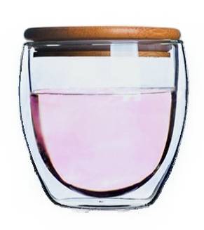 Verre à Whisky Couvercle Bambou | Cristal Sky