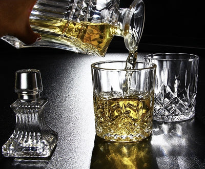 Carafe à Whisky Striée