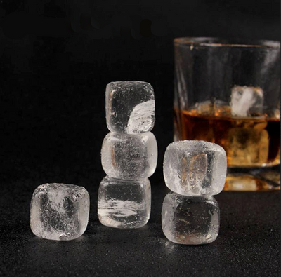 Pierre à Whisky Cube de Verre | Cristal Sky