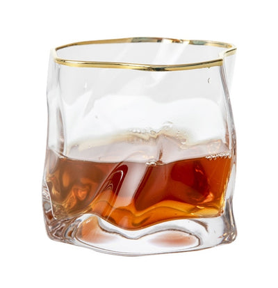 verre a whisky japonais bord doré