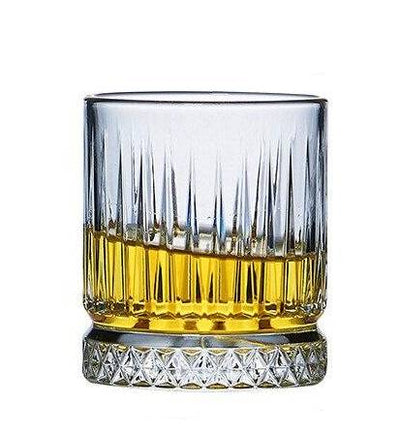 Verre à Whisky Strié à Fond Texturé
