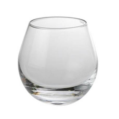 Verre à Whisky à Fond Rond et son Socle en Bois | Cristal Sky
