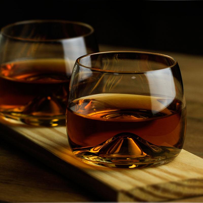 verres a whisky bois