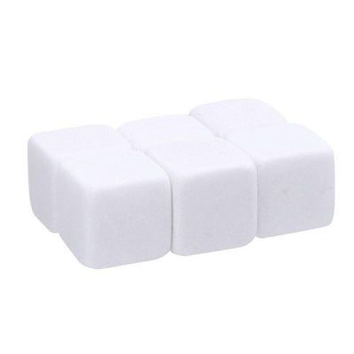 Pierres à Whisky en Cube de Granite Blanc | Cristal Sky