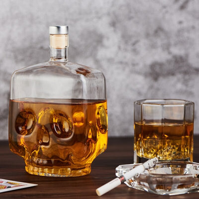 Carafe à Whisky Tête de Mort