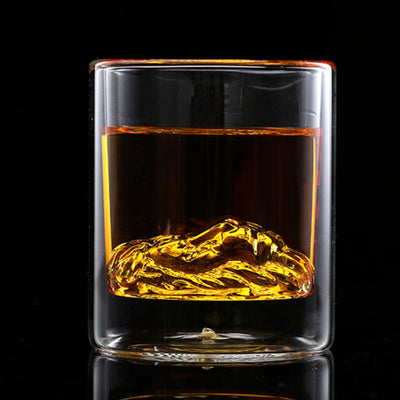 Verre à Whisky Double Paroi Tête de Lion | Cristal Sky