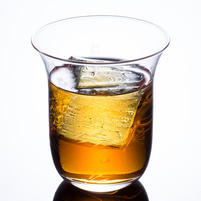 Verre à Whisky Feuillage Gravé | Cristal Sky