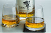 Verre à Whisky "Mont Fuji" <br> Base Façonnée et Coffret en Bois