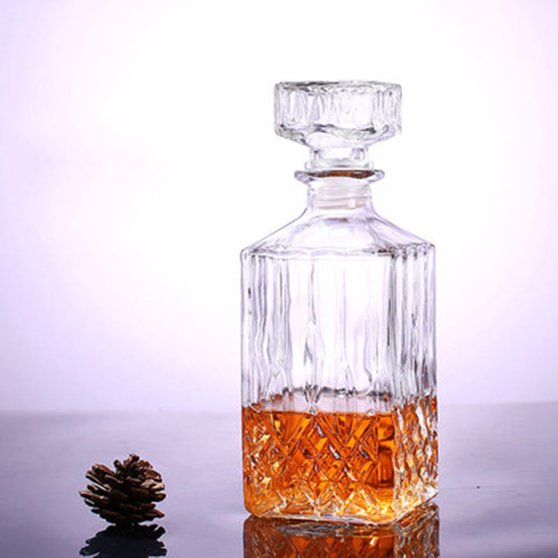 Carafe à Whisky en Verre - Carafe à Whisky Globe 850 ml, Ensemble de Décanteurs à Alcool avec Verres, Carafe à Liqueur Sans Plomb avec Bouchon et Base, pour Brandy Vin Cognac Carafe à Whisky en Verre - Carafe à Whisky Globe 850 ml, Ensemble de Décanteurs à Alcool avec Verres, Carafe à Liqueur Sans Plomb avec Bouchon et Base, pour Brandy Vin Cognac