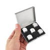 Coffret Pierres à Whisky Boîte à Dés | Cristal Sky