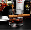 Verre à Whisky Porte Cigare <br> Fond Rond