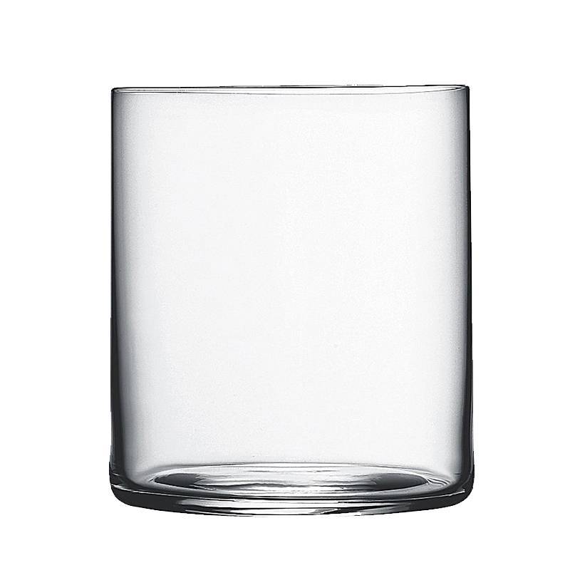 Verre à whisky Simplicité, bécher cylindrique épuré, service de 4