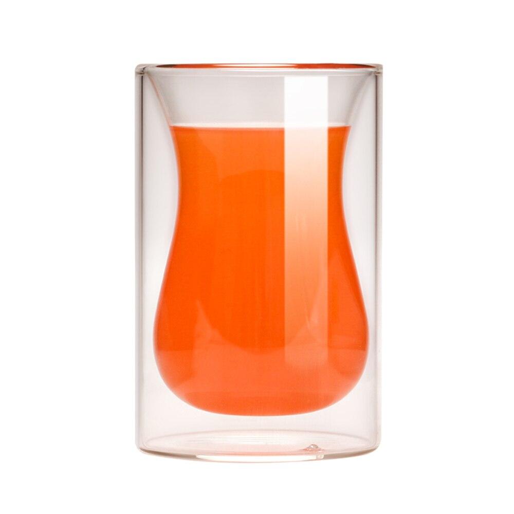 Service de 4 verres à whisky tulipe double paroi, bulbe flottant