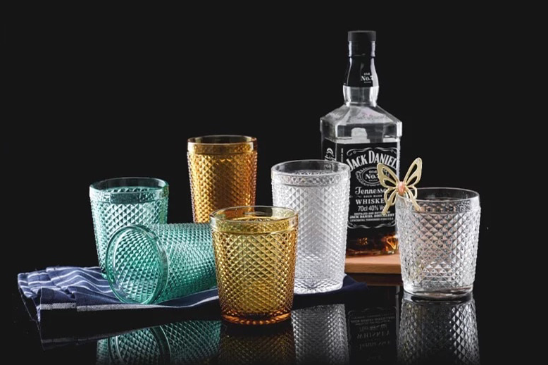 Verre à Whisky Vert Perlé | Cristal Sky